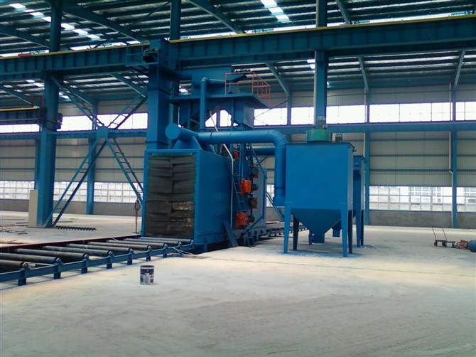 【希凱姆】江蘇揚州鋼結構拋丸機交付